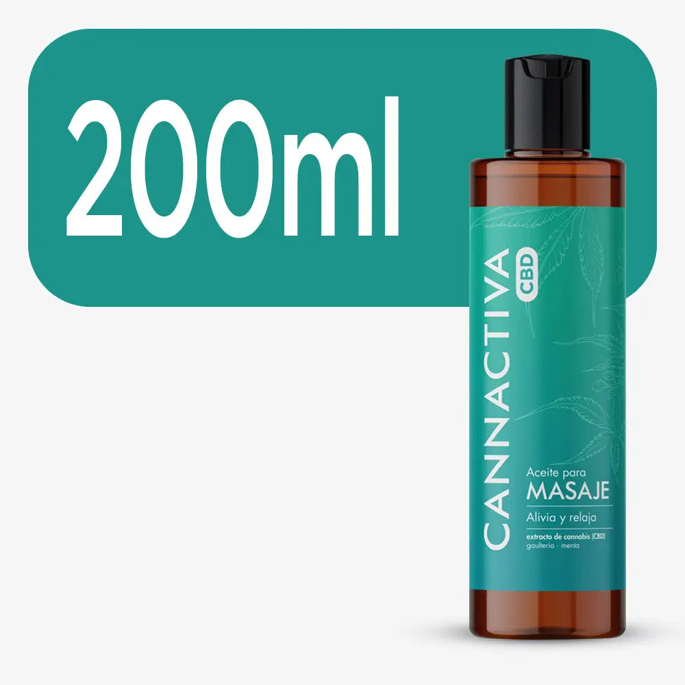 Massage Öl mit CBD von Cannactiva