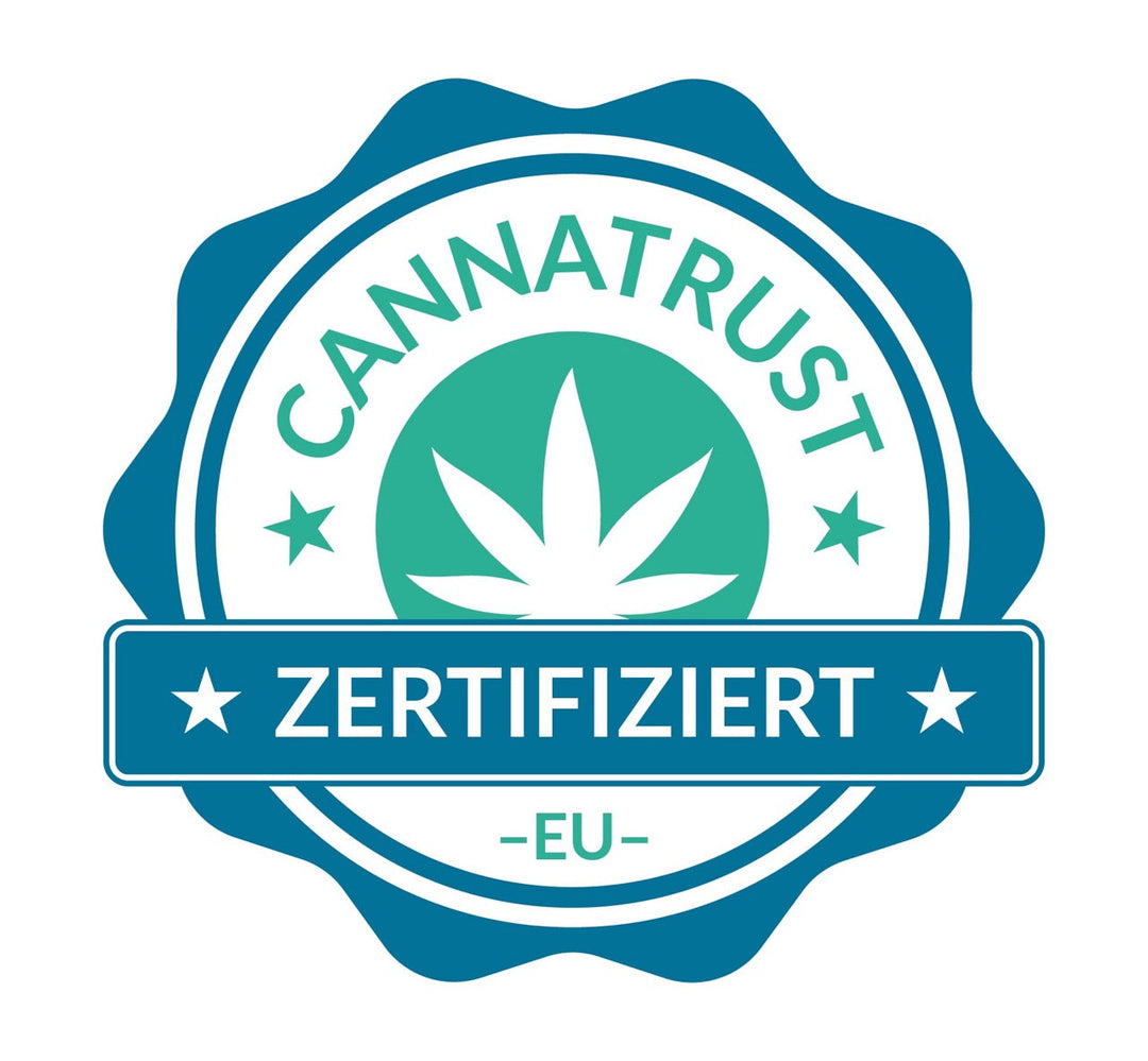 Zertifizierungs-Siegel von Cannatrust