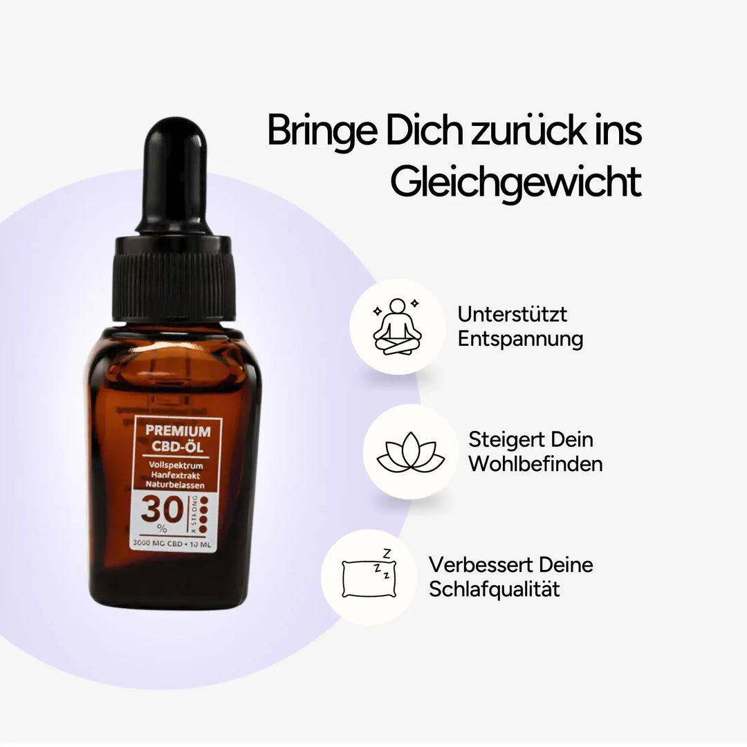 CBDSÍ Symbol für Voll 30 Benefit auf weißem Hintergrund