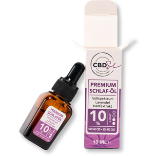 Symbol für CBD Öl Schlaf