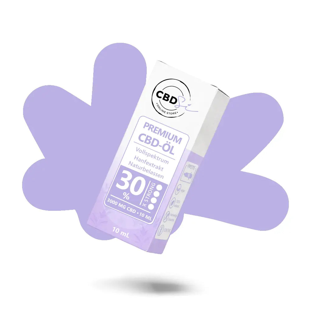 CBDSÍ CBD Öl 30 Prozent Vollspektrum hochdosiertes Hanfextrakt