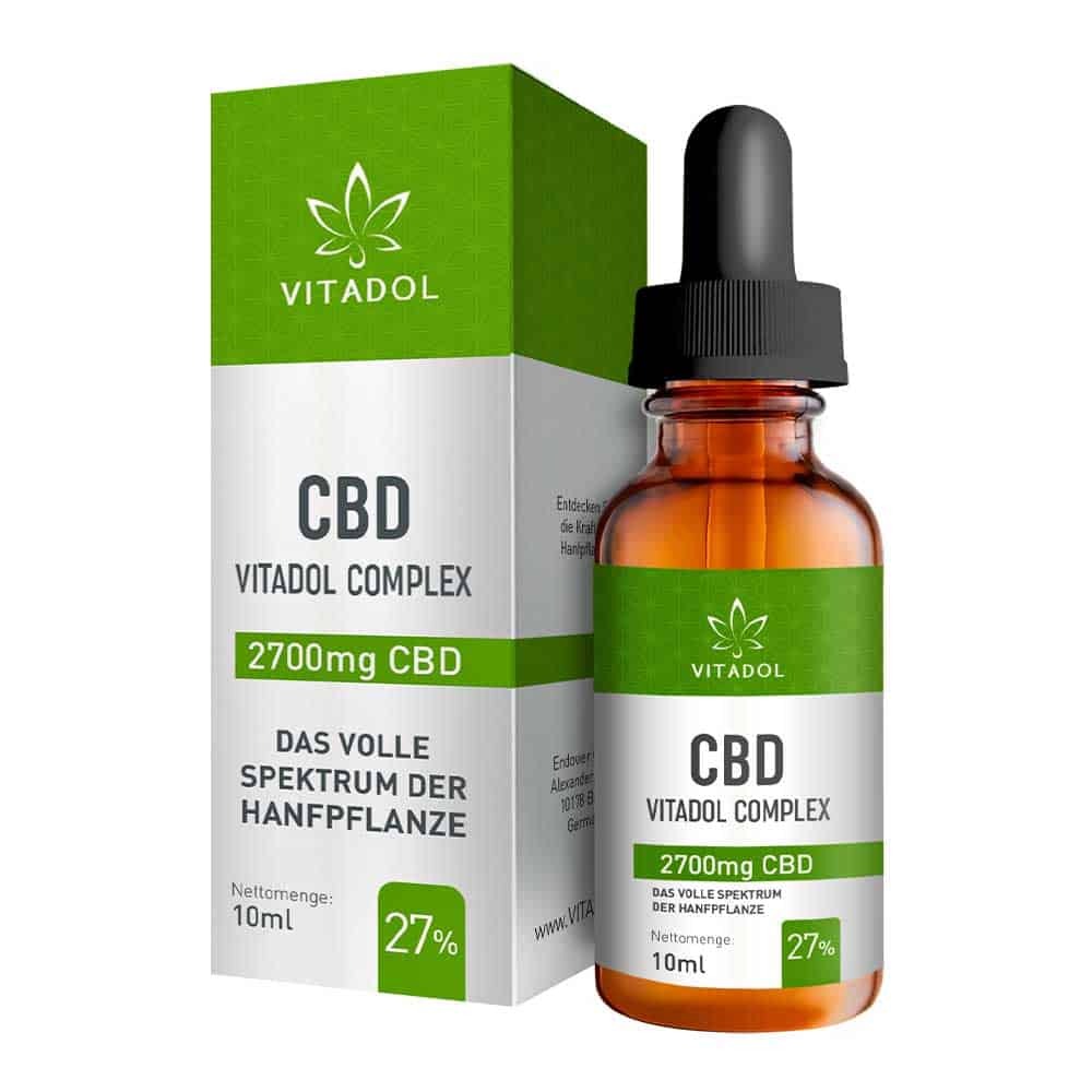 Produktansicht Vitadol Complex Bio CBD Öl 27,2 Prozent 10 ml
