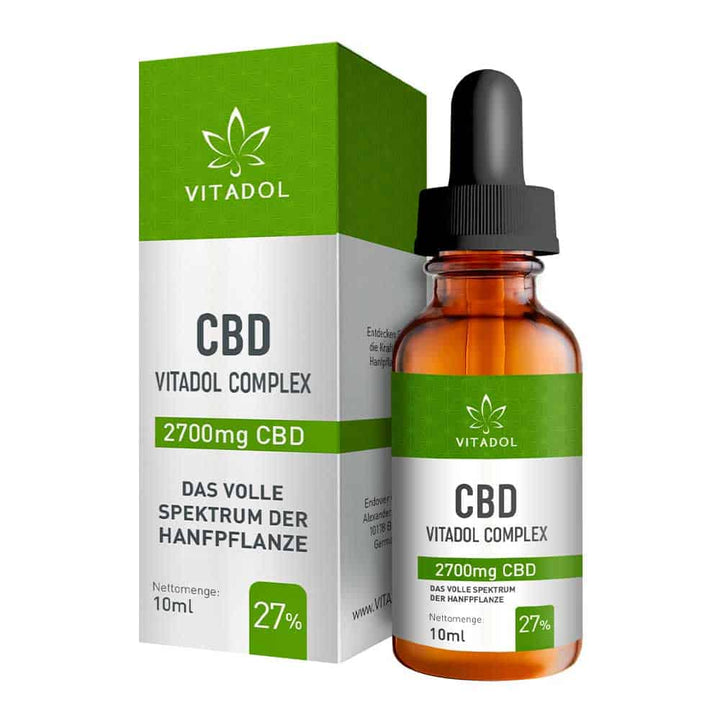 Produktansicht Vitadol Complex Bio CBD Öl 27,2 Prozent 10 ml