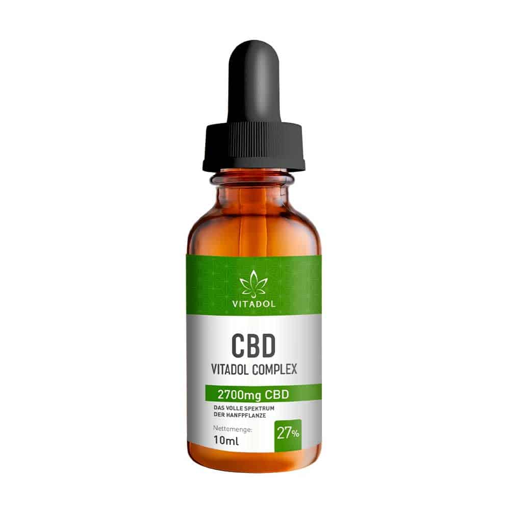 Vitadol Complex Bio CBD Öl 27,2 Prozent in Glasflasche